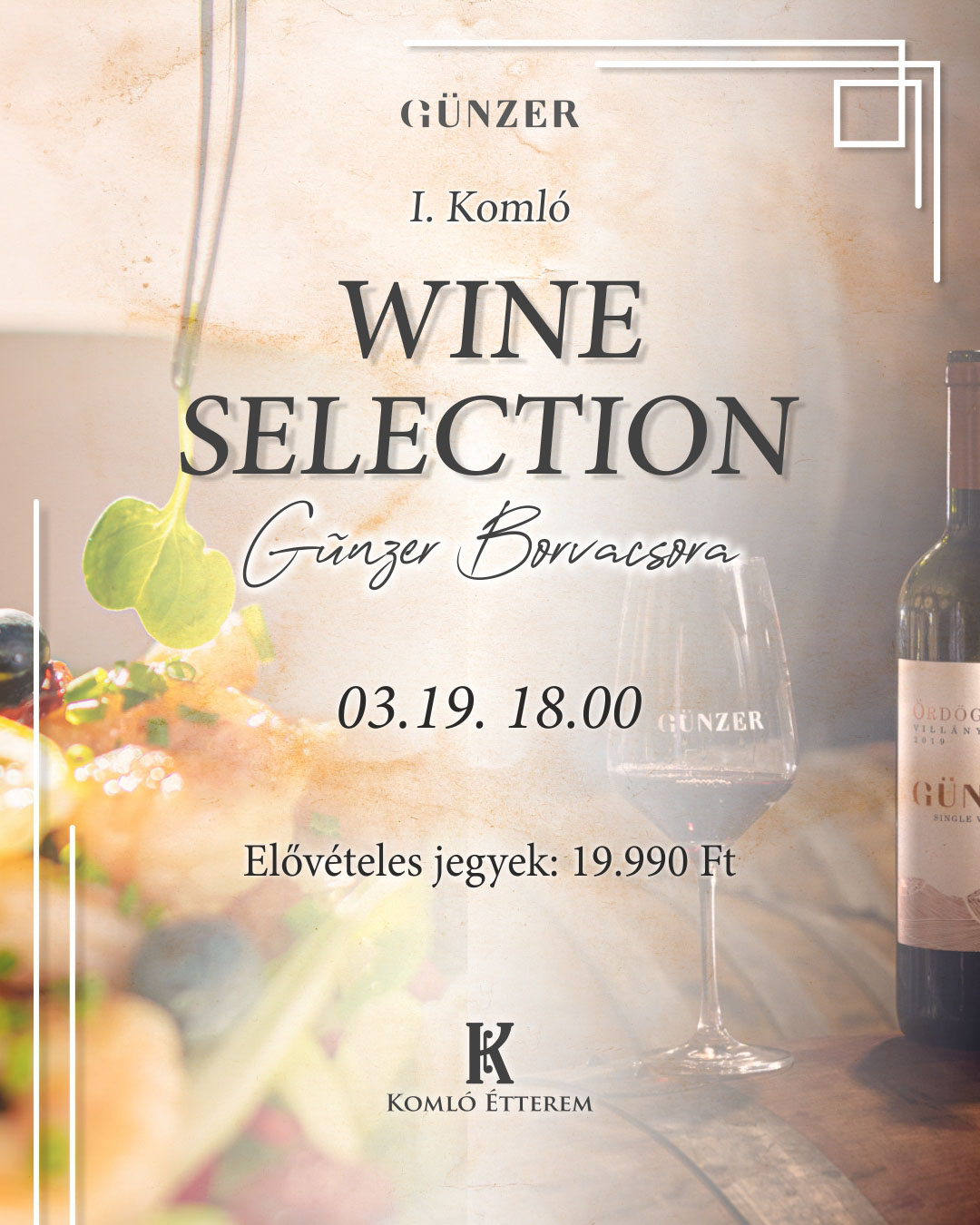 Komló Hotel étterem | Ünnepi ajánlatunk